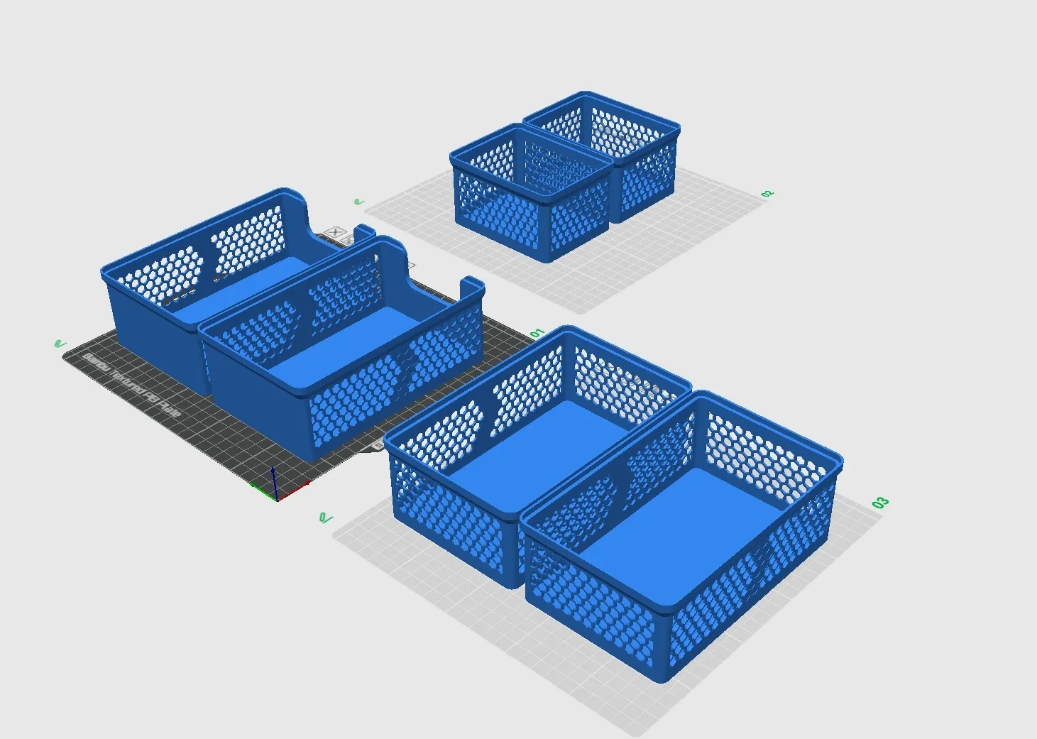 Miniatura 3 do modelo 3D 175x110mm 堆叠收纳篮、收纳盒、收纳筐