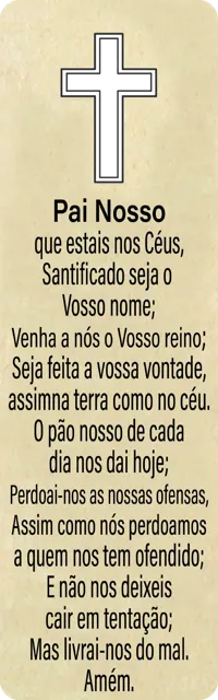 Portuguese Version, Pai Nosso, 3 Colors, AMS Ready