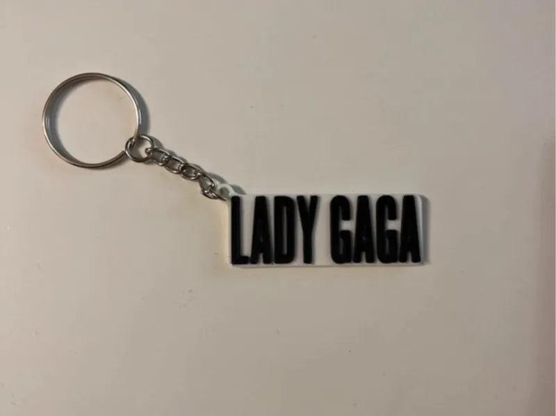 Lady gaga keychain