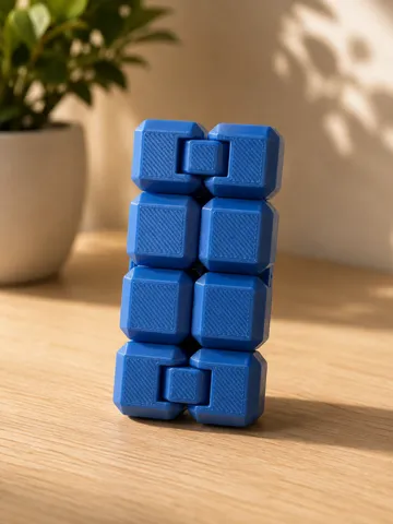 Modelo para impresión 3D: Infinte cube. — vista de referencia 2