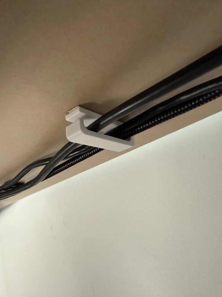 Cable Management Clip - Free 3D Print Model - MakerWorld