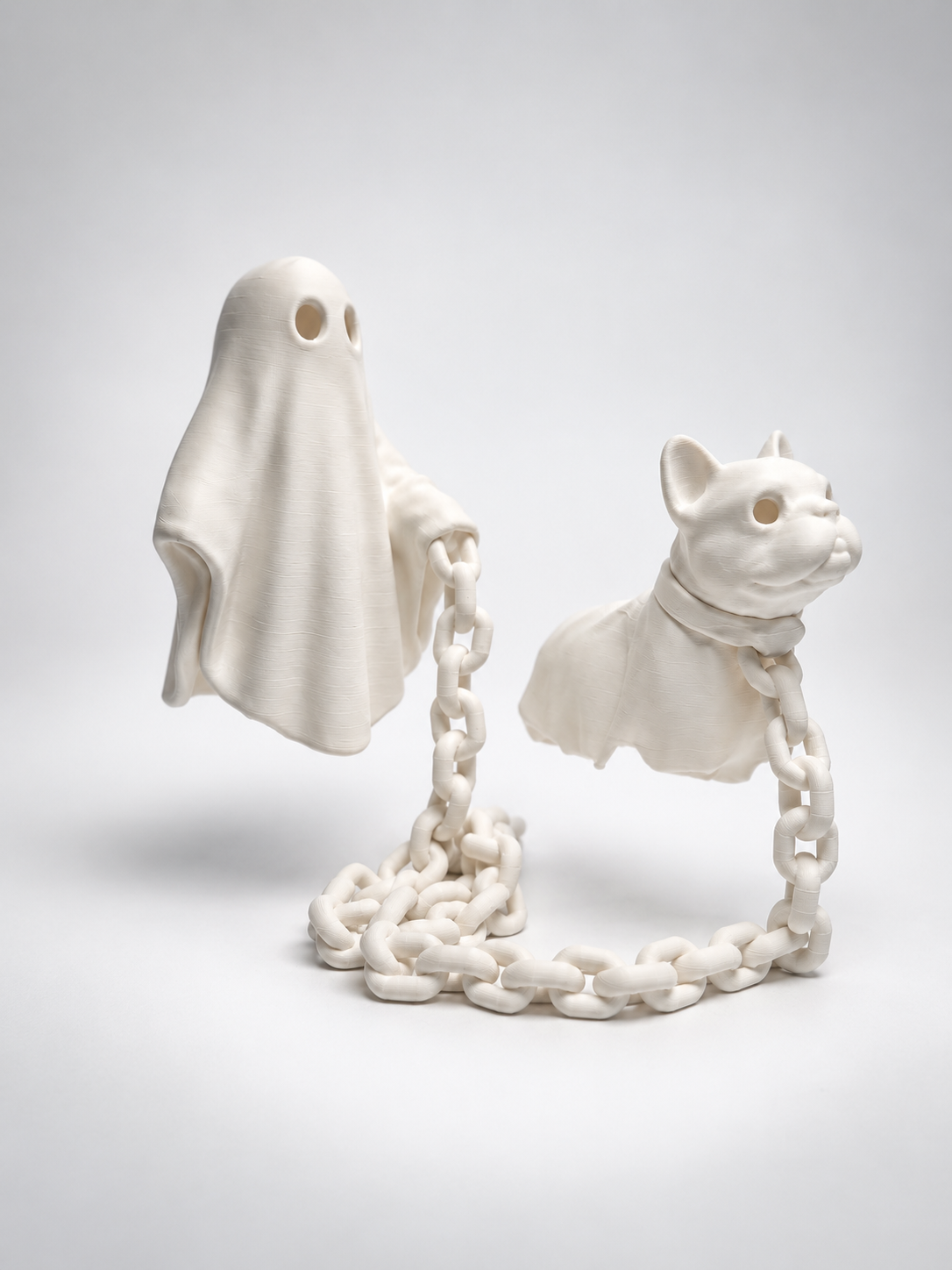Floating Ghost Dog – Halloween Tealight Holder - 1