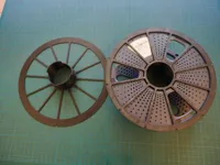 0.2mm layer, 2 walls, für Spulen-Innen-Durchmesser 63mm