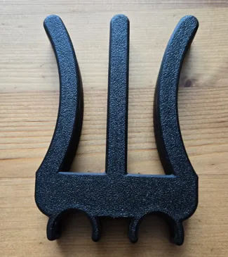 Ski and poles holder