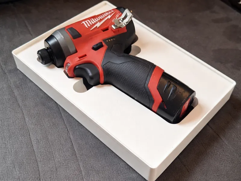 Gridfinity Milwaukee M12 Impact Driver Shadow Tray