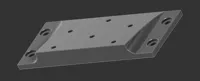 vorne 3mm höher. mehr Neigung