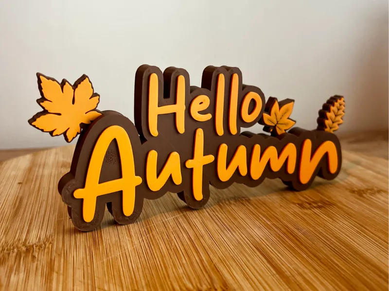 Hello Autumn Sign