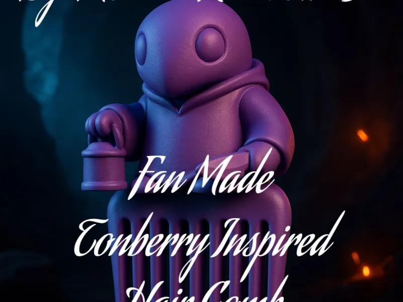 Tonberry Fan Made Hair Comb