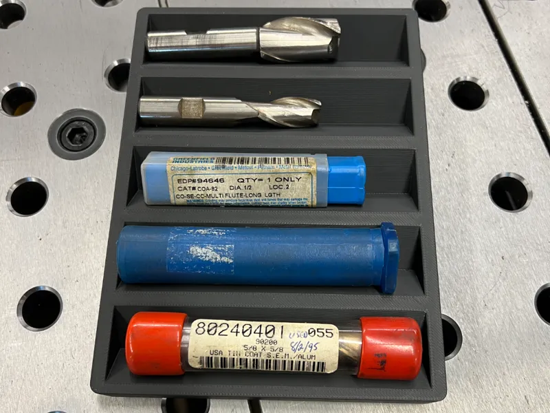 End Mill Organizer Gridfinity Large