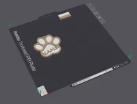 Dog Paw Ornament wText_0.20mm Layer, Optimized, Top Surface Ironing, NO BRIM