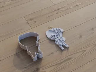 Brawl Stars Leon cookie cutter birthday