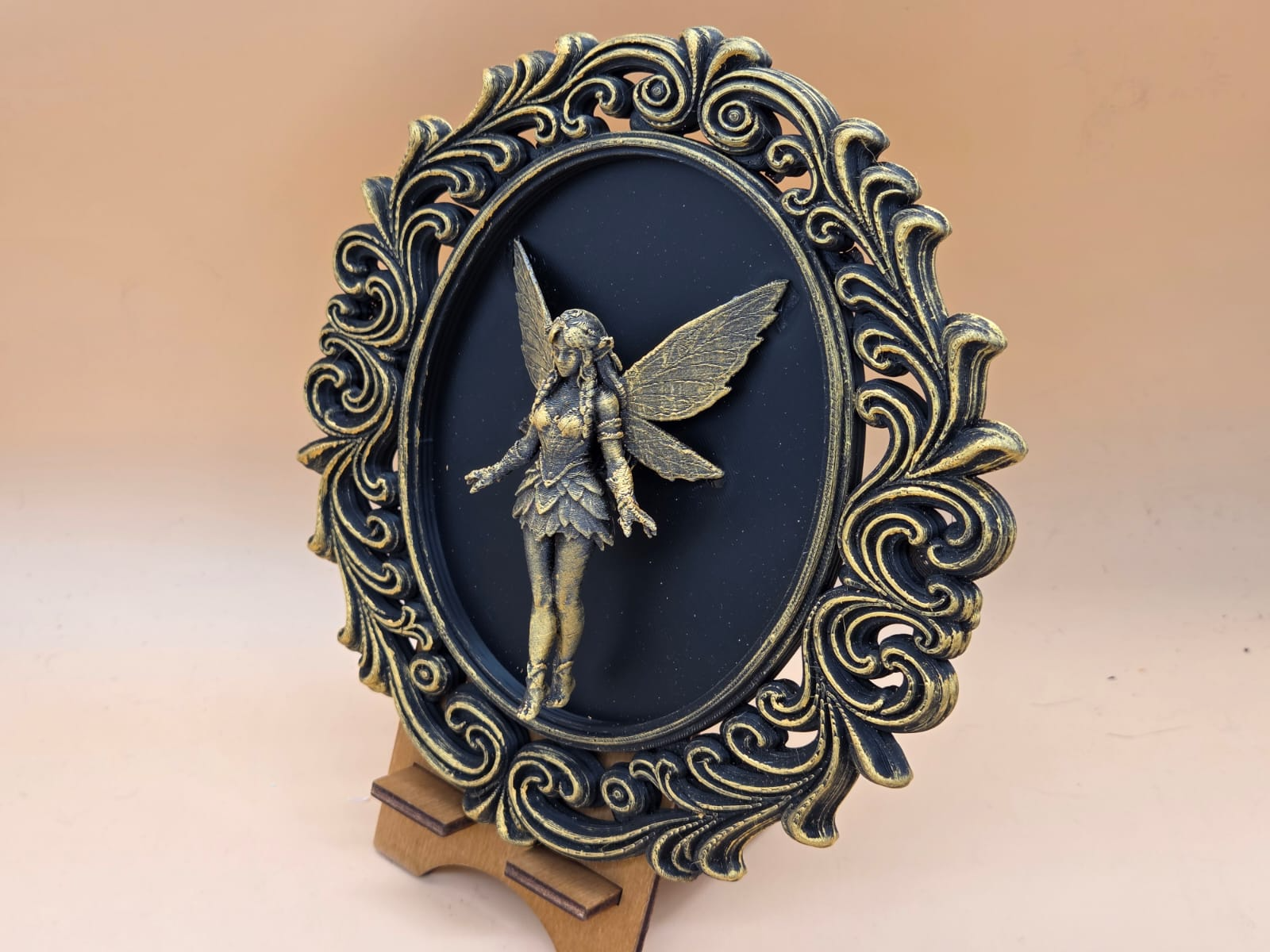 Barock Elfenrahmen – 3D Wanddeko