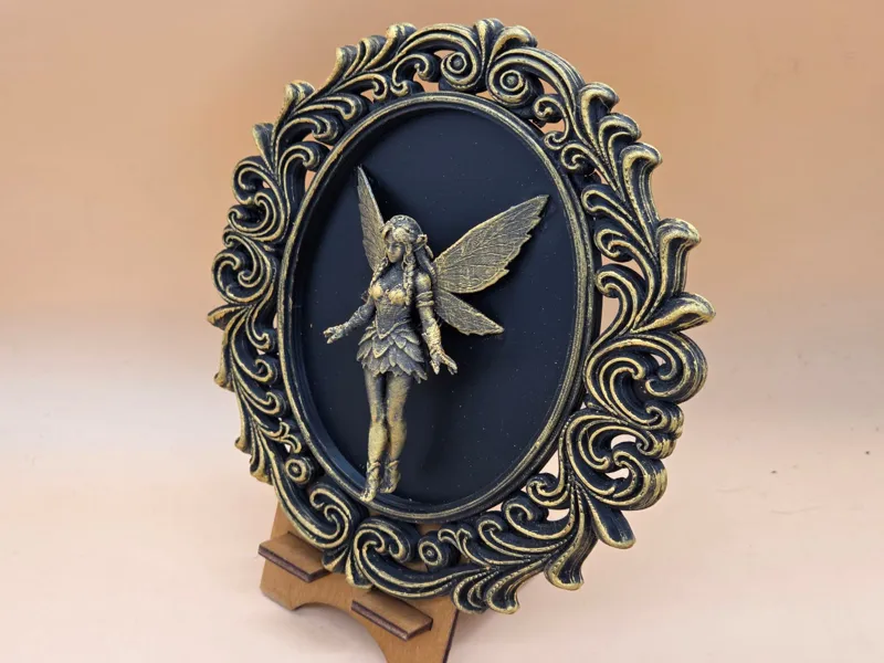 Barock Elfenrahmen – 3D Wanddeko