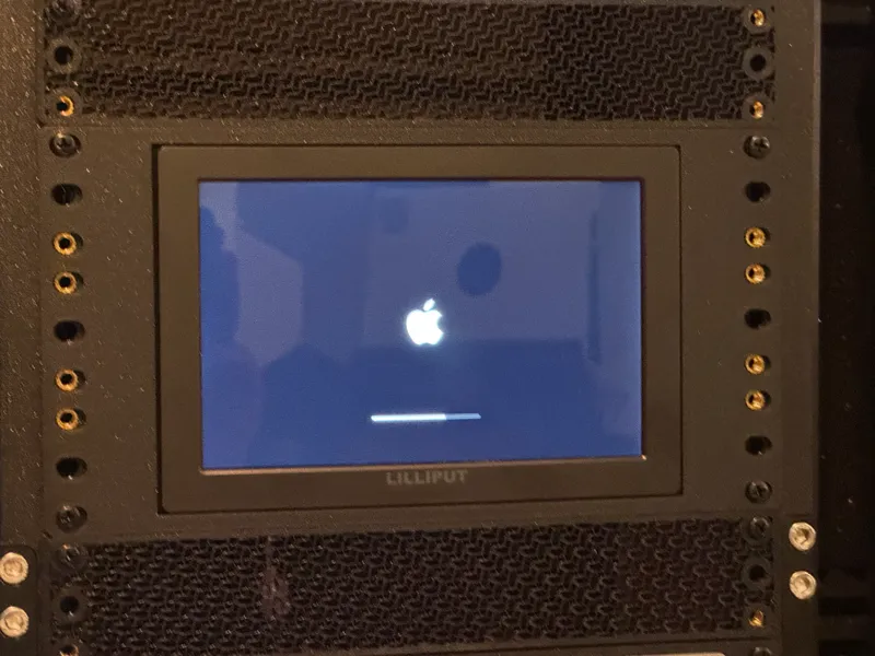 10" Rack Mount for Lilliput 7" 4K Monitor