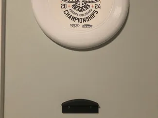 Frisbee wall mount