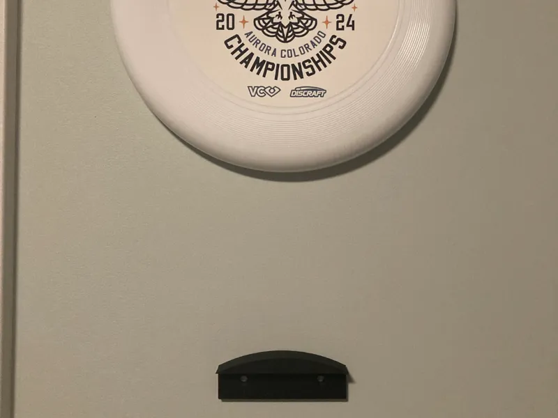 Frisbee wall mount