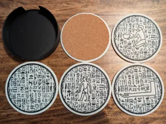 Egyption Hieroglyphs - Coasters