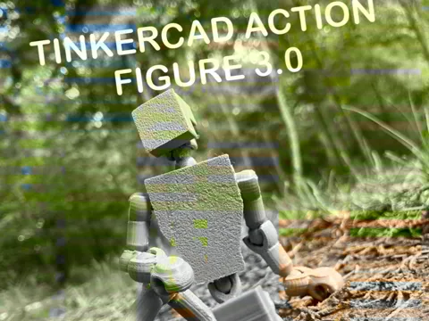 Figura decorativa: TINKERCAD Action Figure 3.0 — referencia de MakerWorld