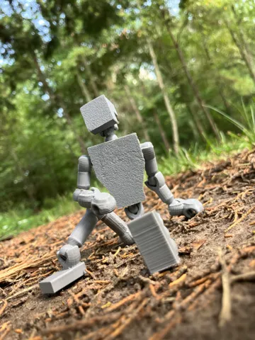 Figura decorativa: TINKERCAD Action Figure 3.0 — vista de referencia 2