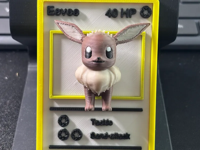 Eevee 3D - Pokemon Card
