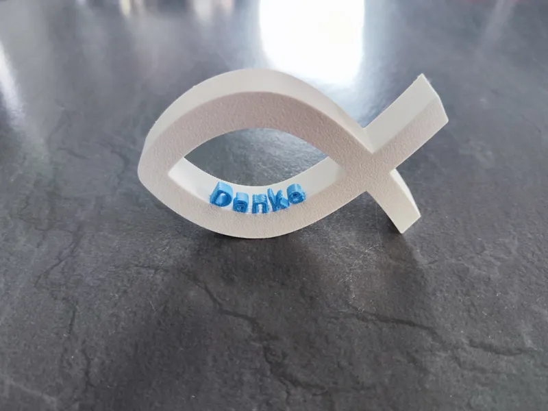 Danke Fisch Konfirmation/Kommunion