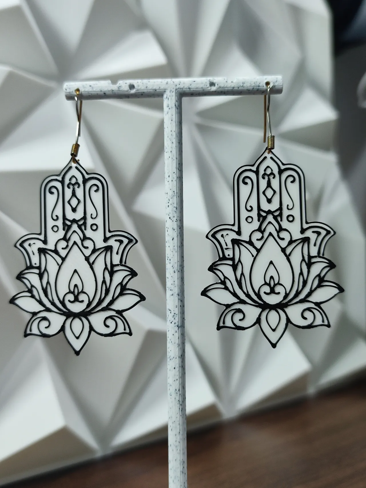 Aretes Loto Sagrado view 3