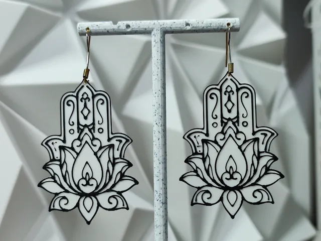 Aretes Loto Sagrado