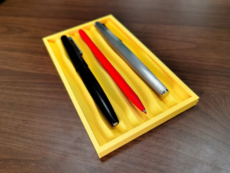 "Wave" Pen Holder  Tray Display 波浪笔盒 托盘