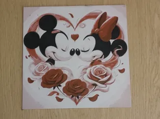 Mickey Minnie Saint valentin Hueforge disney