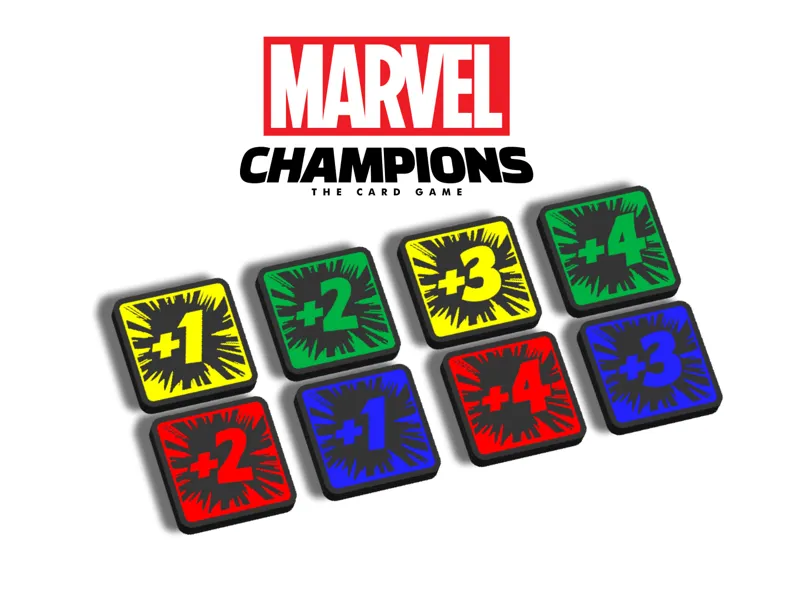 Stat boost Token Set | Marvel Champions LCG |