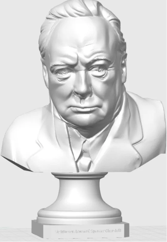 Sir Winston Leonard Spencer Churchill bust