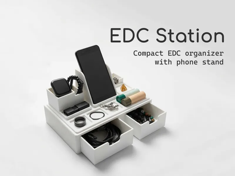 EDC Station (Everyday Carry Station) Organizer