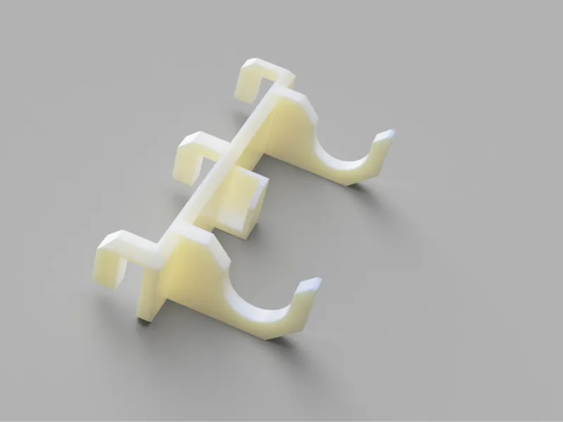 Airbrush holder for Ikea Skadis (with cap holder)