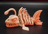 Фигурка на артикулирана скелетна риба