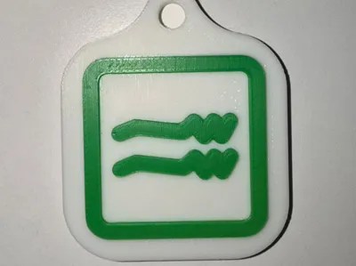 Aquarius Zodiac Keychain