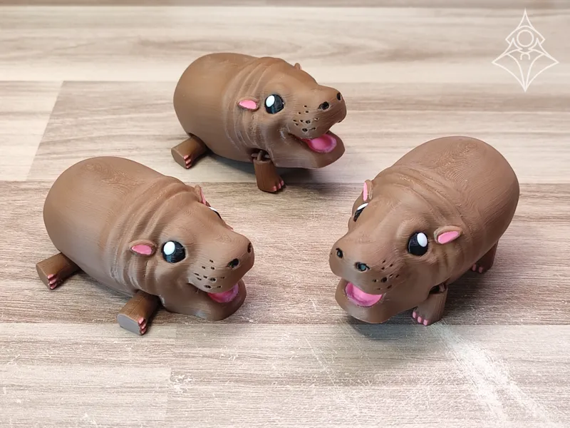 Articulated Happy Hippo