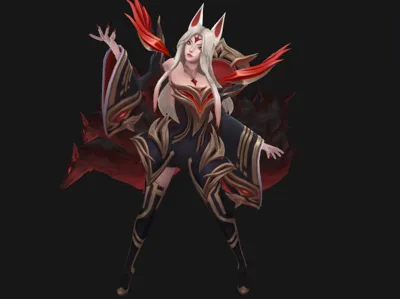 Immortalized Legend Ahri- Leauges of legend LOL