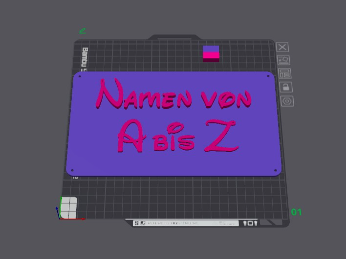Namensschild Türschild Kinderzimmer