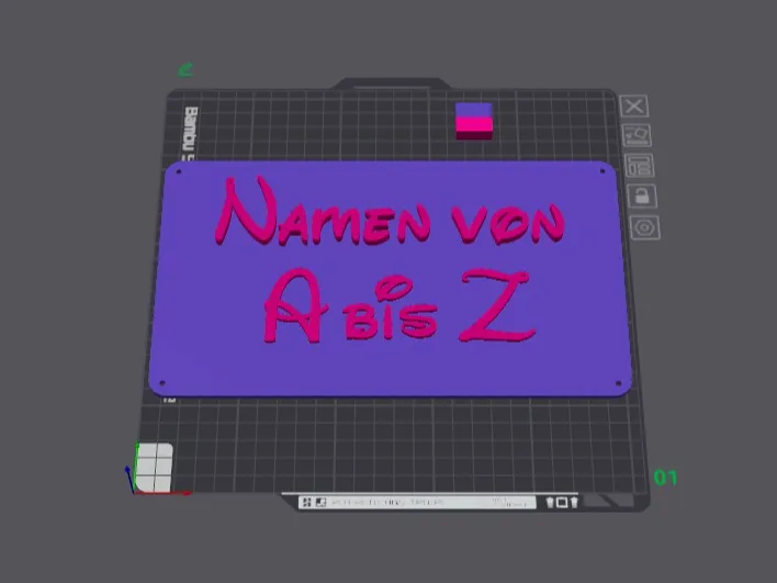 Namensschild Türschild Kinderzimmer