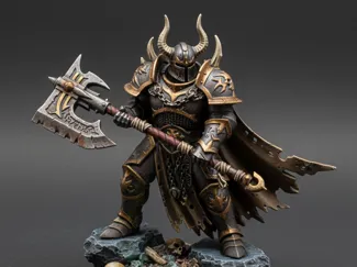 CABALLERO CON HACHA WORLD OF WARCRAFT