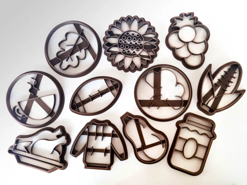 Autumn Cookie Cutter Kit - Set 3
