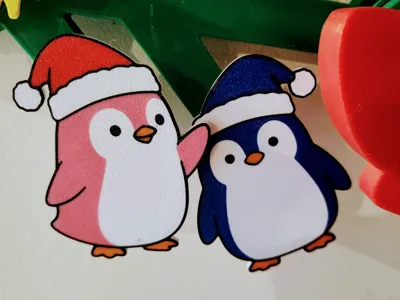 Christmas Penguin studs for Giant Brick Wreath