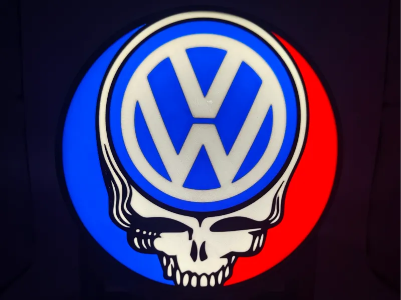 Grateful Dead Volkswagen Light Box