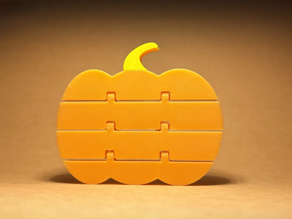 Flexi Pumpkin - Free 3D Print Model - MakerWorld