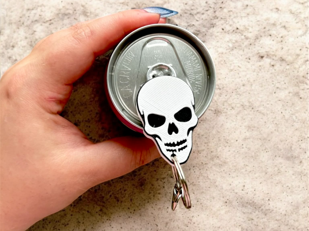 Spooky Skull Pop Can Tab Opener Halloween