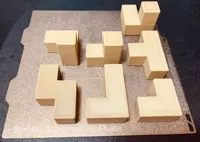 0.16mm layer, 3 walls, 25% infill, Wood, 1 Plate