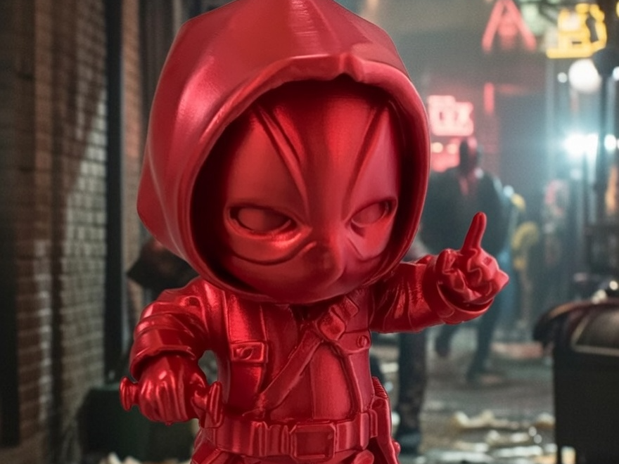 Deadpool Chibi 3D : Prêt à l'Action 