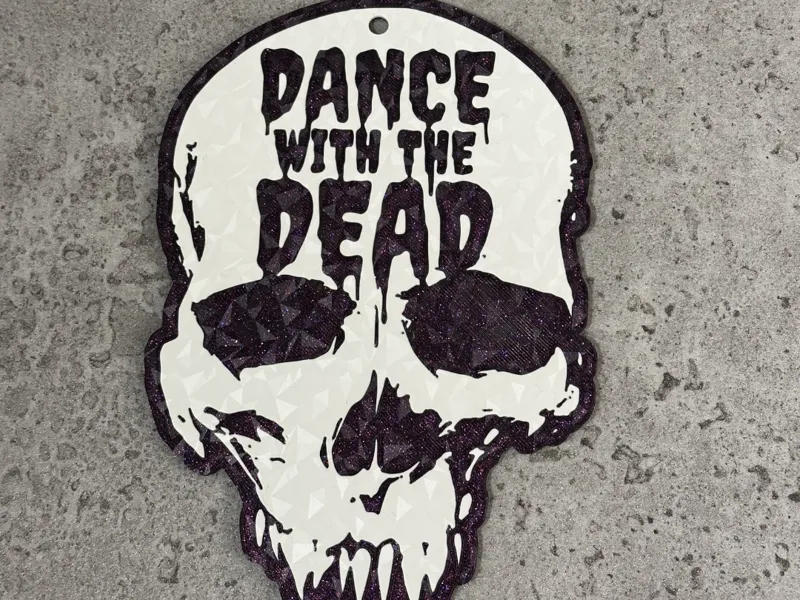 Dance With The Dead Wallhanger DWTD Skull Logo