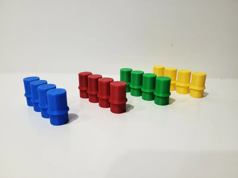 Replacement Trouble Token Pieces Pegs