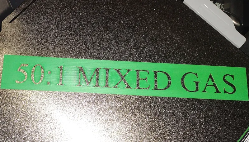 50:1 Mixed gas